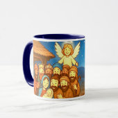 Holy Night Selfie Christmas 11 oz Coffee Mug Mok (Voorkant links)