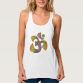 Holy OM - Ornament goudkleurig Tanktop (Voorkant)