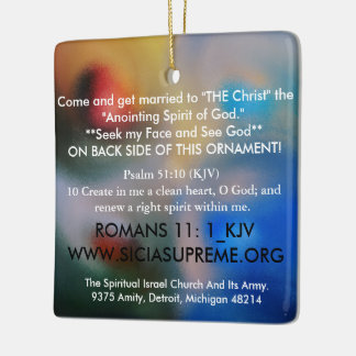 HOLY ORNAMENT - BLESSED AND ERKENDE BY GOD