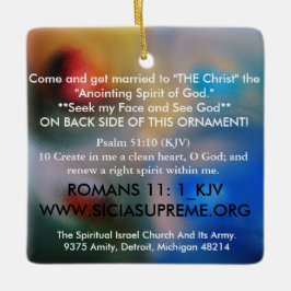 HOLY ORNAMENT - BLESSED AND ERKENDE BY GOD