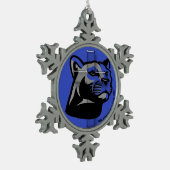 Holy Panther Tin Sneeuwvlok Ornament (Links)