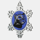 Holy Panther Tin Sneeuwvlok Ornament (Rechts)