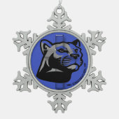 Holy Panther Tin Sneeuwvlok Ornament (Voorkant)