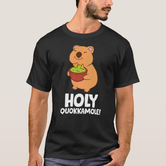 Holy Quokkamole Avocado Quokka Vegan Guacamole Quo T-shirt (Voorkant)