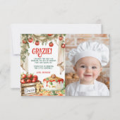 Holy Ravioli Thank You | Little Meatball Birthday Bedankkaart (Voorkant)