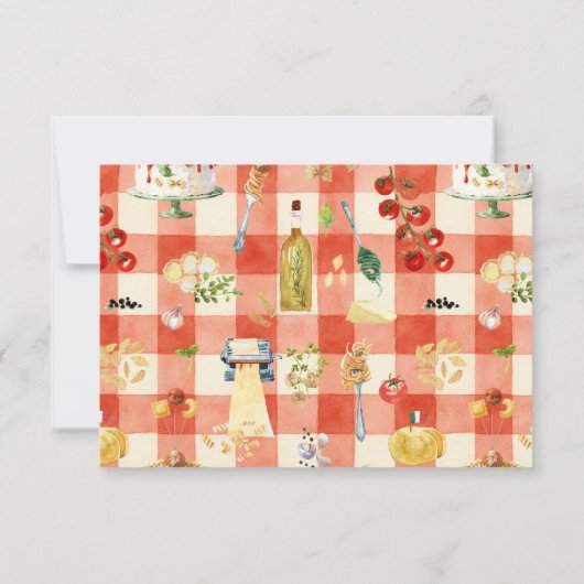 Holy Ravioli Thank You | Little Meatball Birthday Bedankkaart (Achterkant)