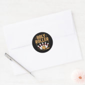 Holy Roller Bowling Humor voor leuke bowlers Ronde Sticker (Envelop)