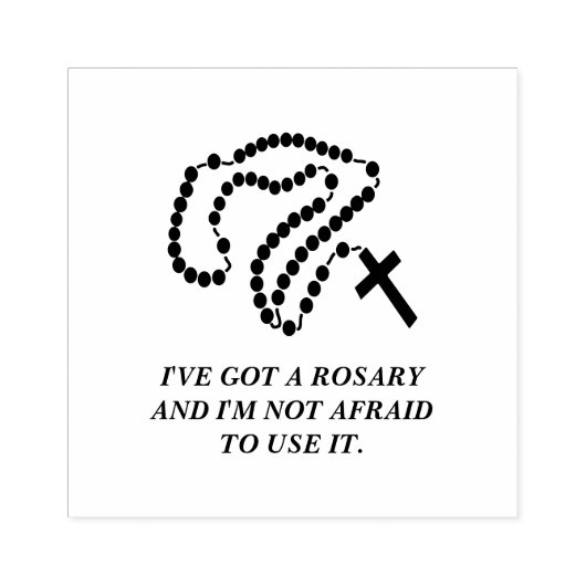 HOLY ROSARY BEADS VIRGIN MARY RUBBER STEMP RUBBERSTEMPEL (Afrduk)