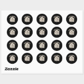 Holy Sheet Funny Halloween Ghost Holy Sheet Ronde Sticker (Vel)