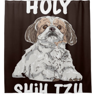 Holy Shih Tzu Cute Shih Tzu Douchegordijn