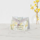 Holy Spirit Christmas-Wenskaart Kaart (Gele Bloem)