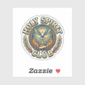 Holy Spirit Club Sticker (Vel)