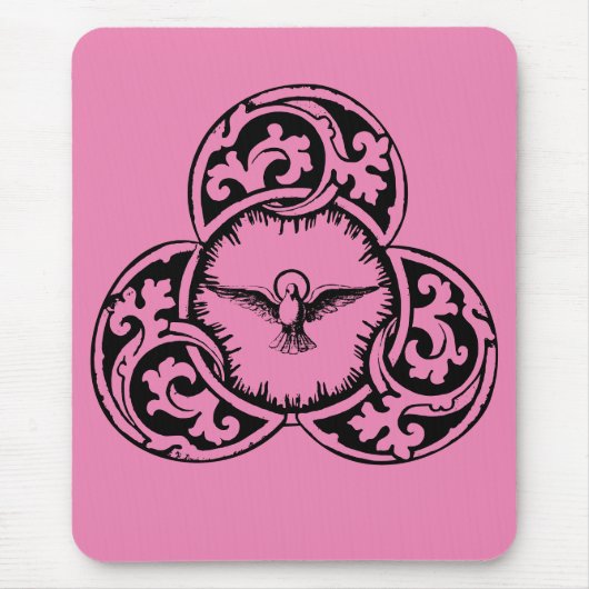 Holy Spirit Dove Christelijk symbool Muismat (Voorkant)