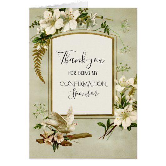 Holy Spirit Dove Religious Cross (Voorkant)