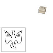 Holy Spirit Dove rubberen stempel (Gestempeld)