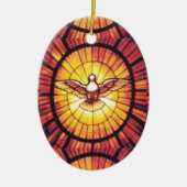 HOLY SPIRIT KERAMISCH ORNAMENT (Voorkant)