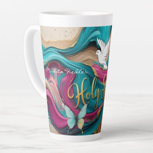 Holy Spirit-Latte Mug Latte Mok (Linkerhoek)