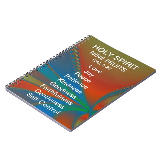HOLY SPIRIT "Nine Fruits" Gal.5:22 JOURNAL Notitieboek (Linkerzijde)