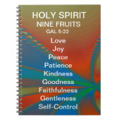 HOLY SPIRIT "Nine Fruits" Gal.5:22 JOURNAL Notitieboek (Voorkant)