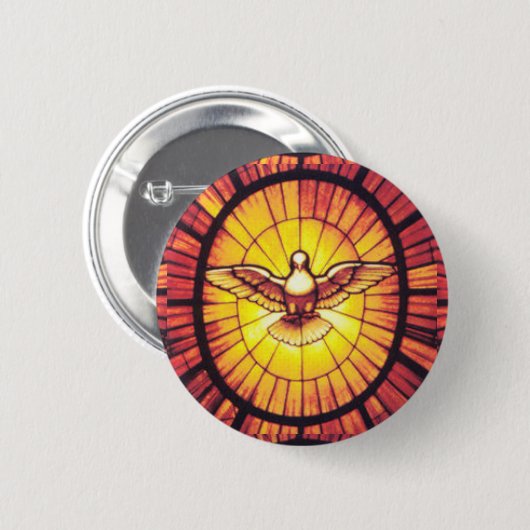 HOLY SPIRIT RONDE BUTTON 5,7 CM (Voorkant /achterkant)