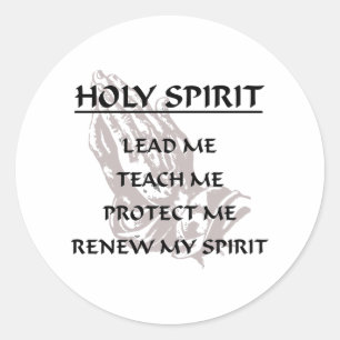 HOLY SPIRIT RONDE STICKER