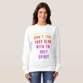 Holy Spirit Sweatshirt voor dames - Grappig Christ (Voorkant volledig)