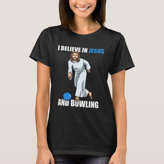 Holy Strike  Bowling Jesus  1 T-shirt (Voorkant)