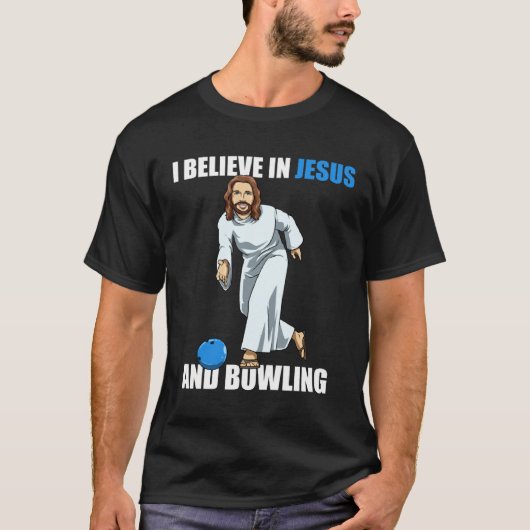 Holy Strike Bowling Jesus 1 T-shirt (Voorkant)
