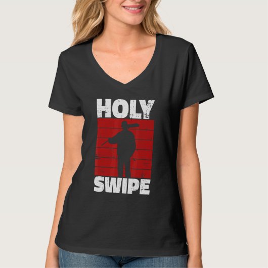 Holy Swipe Quote for a Janitor T-shirt (Voorkant)