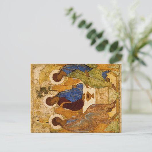 Holy Trinity by Andrey Rublev Briefkaart (Staand voorkant)