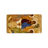 Holy Trinity by Andrey Rublev Etiket (Voorkant)
