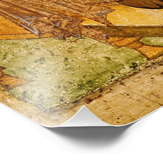 Holy Trinity by Andrey Rublev Foto Afdruk (Hoek)