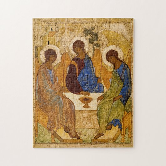 Holy Trinity by Andrey Rublev Legpuzzel (Verticaal)