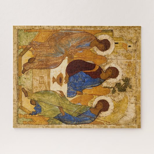 Holy Trinity by Andrey Rublev Legpuzzel (Horizontaal)