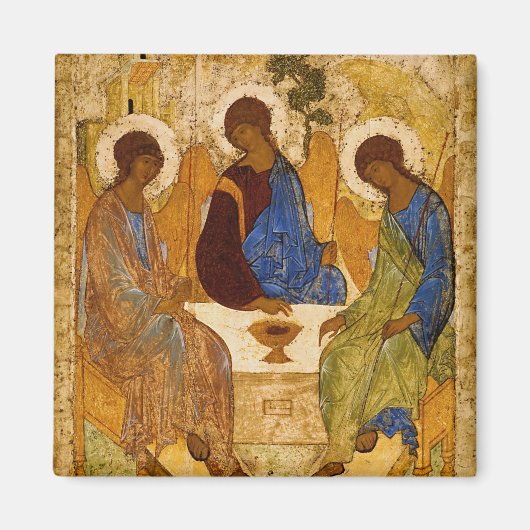 Holy Trinity by Andrey Rublev Magneet (Voorkant)