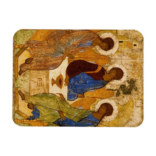 Holy Trinity by Andrey Rublev Magneet (Horizontaal)