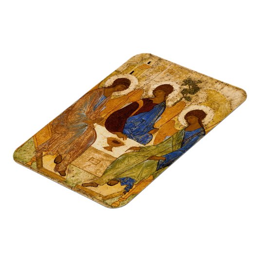Holy Trinity by Andrey Rublev Magneet (Linkerzijde)