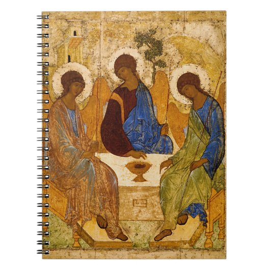 Holy Trinity by Andrey Rublev Notitieboek (Voorkant)