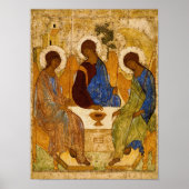 Holy Trinity by Andrey Rublev Poster (Voorkant)