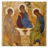 Holy Trinity by Andrey Rublev Tegeltje (Voorkant)