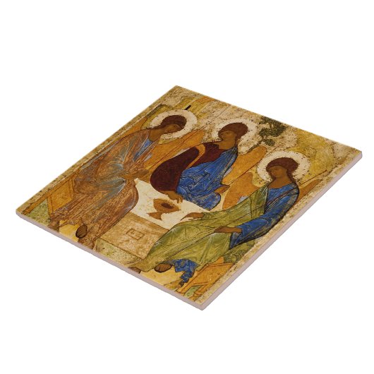 Holy Trinity by Andrey Rublev Tegeltje (Zijkant)