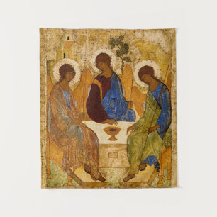 Holy Trinity by Andrey Rublev Wandkleed