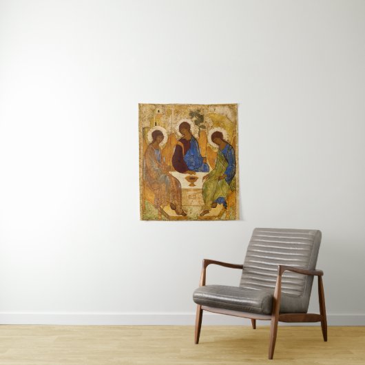 Holy Trinity by Andrey Rublev Wandkleed (In situ)