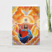 Holy Trinity In Glory beroemd gemaakt door Jenny M Kaart (Voorkant)