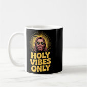 Holy Vibes Only Funny Jesus Religious Christian Fa Koffiemok (Links)
