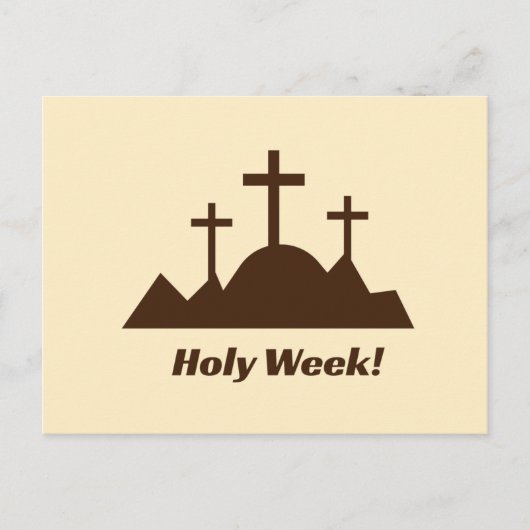 Holy Week - Easter Feestdagenkaart (Voorkant)