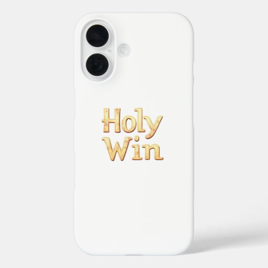 Holy Win iPhone 16 Hoesje (Achterkant)