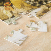 Holyday, de picknick van James Tissot, Victoriaans Legpuzzel (Zijkant)