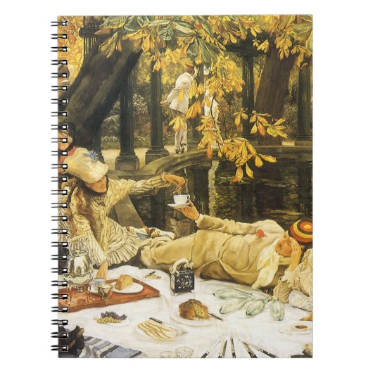 Holyday, de picknick van James Tissot, Victoriaans Notitieboek (Voorkant)