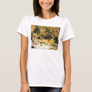 Holyday, de picknick van James Tissot, Victoriaans T-shirt